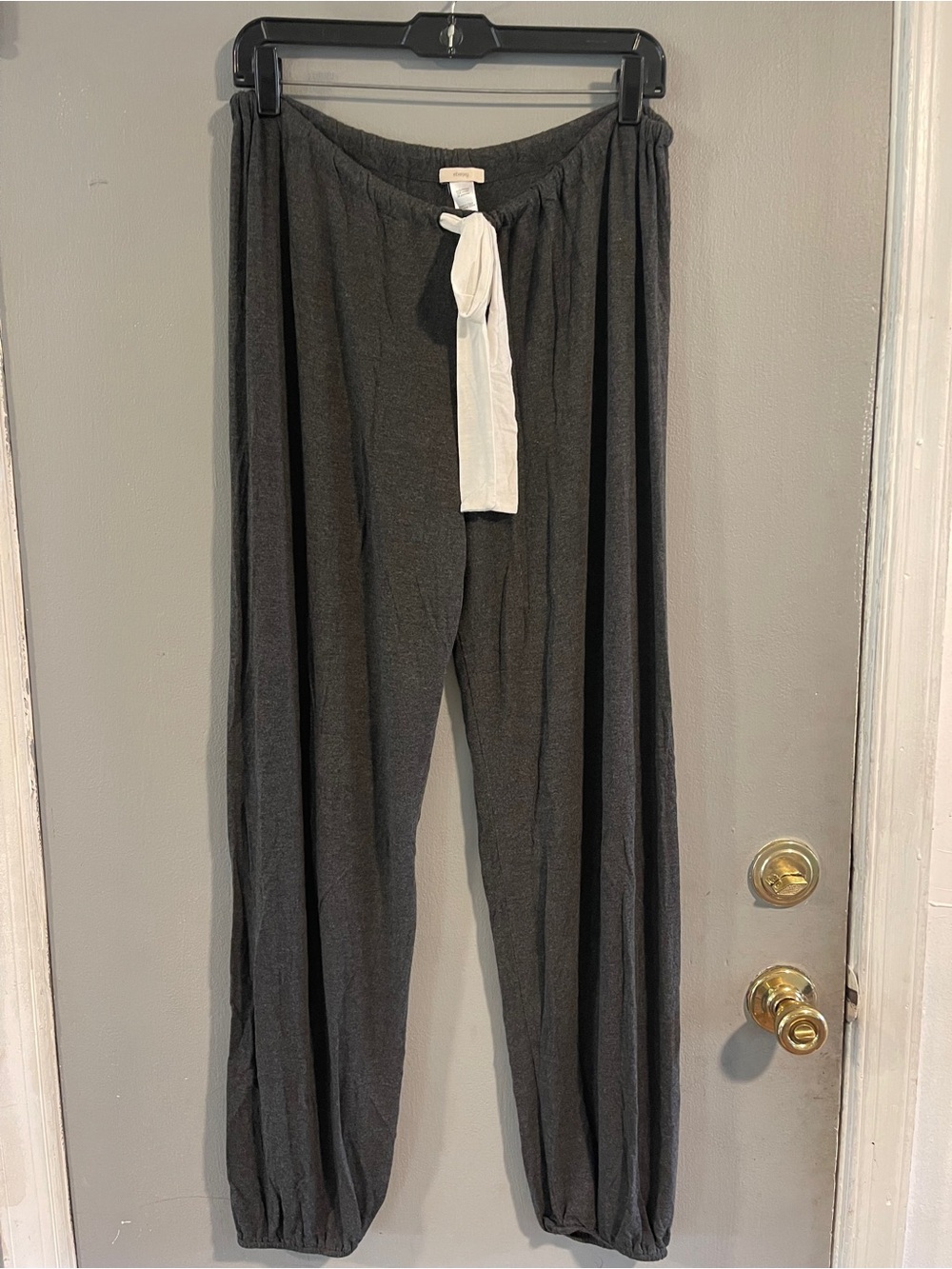 Eberjey Cozy Heather Lounge PJ Cuffed Pant Size L